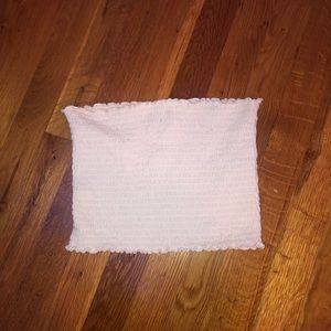 Hollister white tube top